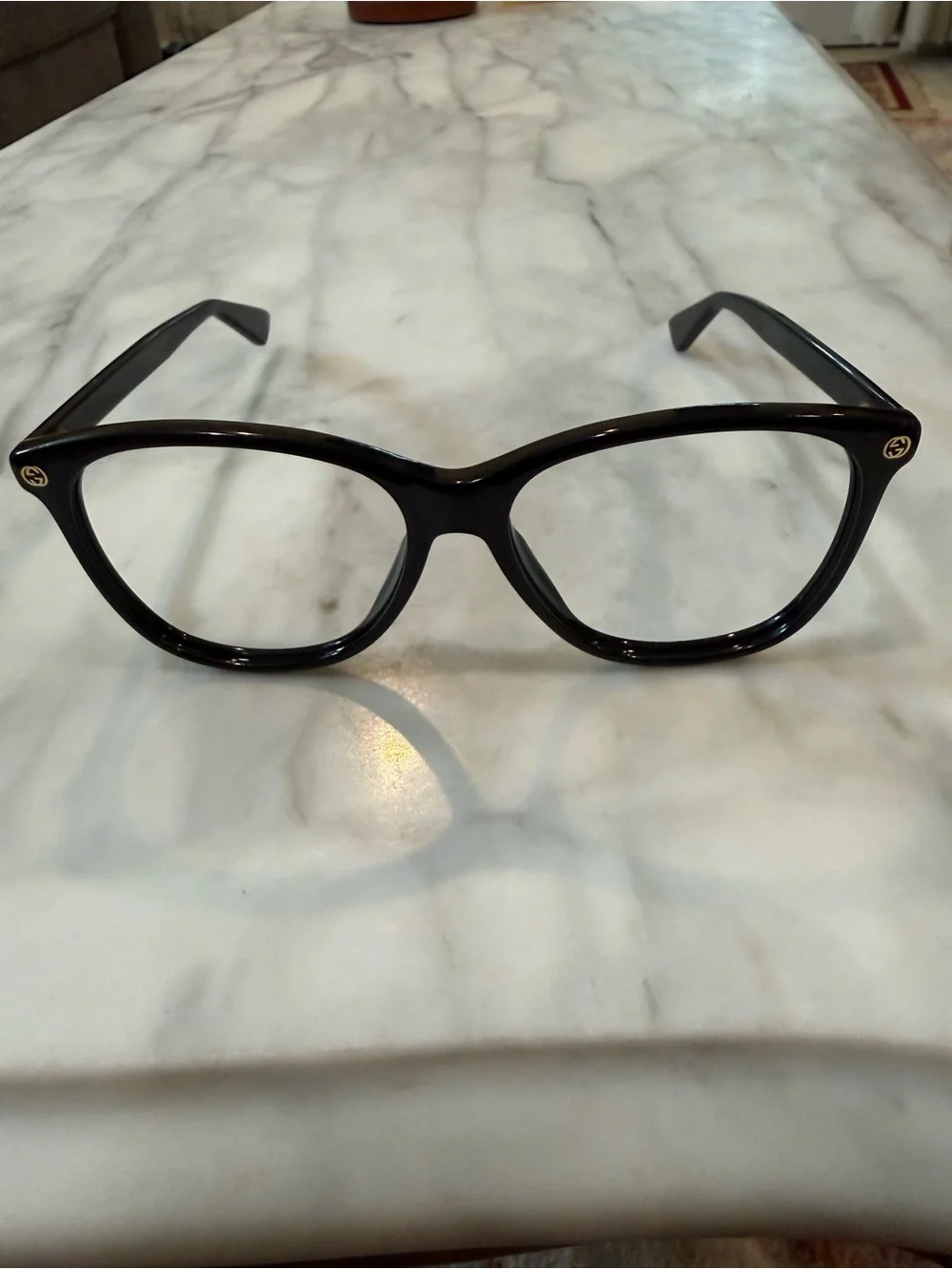 Authentic Gucci Black Designer Frames 58mm GG0024S 001 58-16-140 Made in Italy